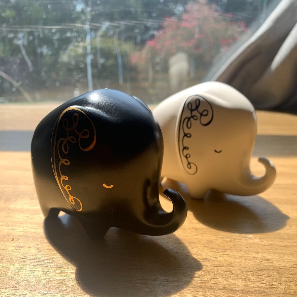 Kate Spade Woodland Park Elephant Salt and Pepper Shaker Set